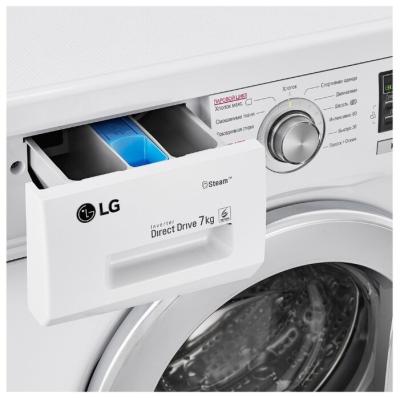 Стиральная машина фронтальная LG F1296HDS1 белый/серебро (пар) 7 кг — фото 7