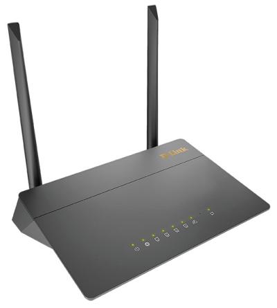 Wi-Fi роутер D-Link DIR-615/GFRU (DIR-615/GFRU/R2A) N300 1000BASE-X SFP черный — фото 2