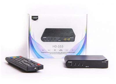 Цифровой ресивер DVB-T2 СИГНАЛ Эфир HD-555 черный — фото 4