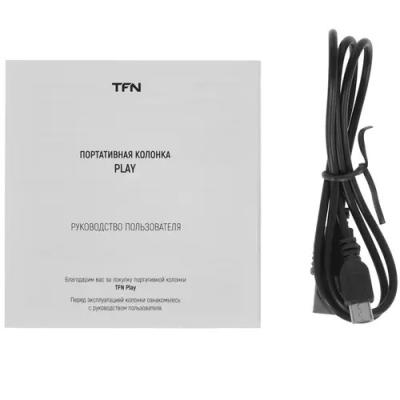 Портативная колонка TFN Bluetooth TWS Play, c функцией подключения 2х колонок к одному устройству, черная (TFN-BS04-01BK) — фото 3