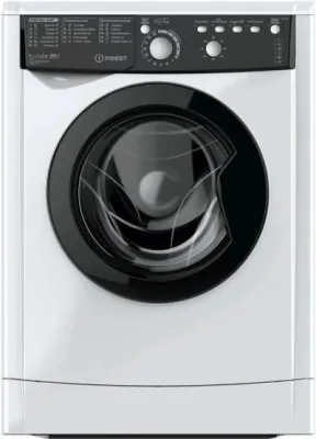 Стиральная машина фронтальная INDESIT EWSB 5085 BK CIS белый/черный