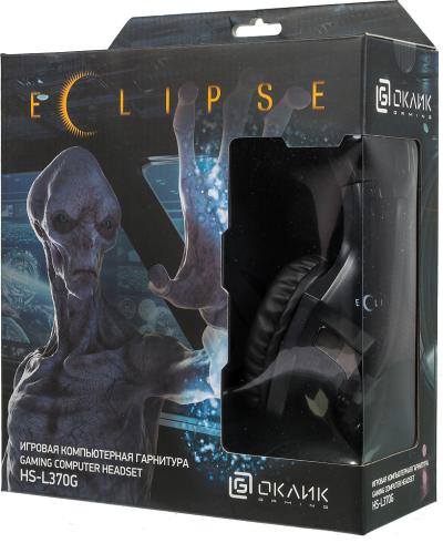Наушники с микрофоном OKLICK HS-L370G ECLIPSE черный 1.9м мониторы — фото 16