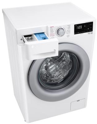 Стиральная машина фронтальная LG F2V3HS4W белый/серебристый (7кг, пар, дозагрузка) — фото 8