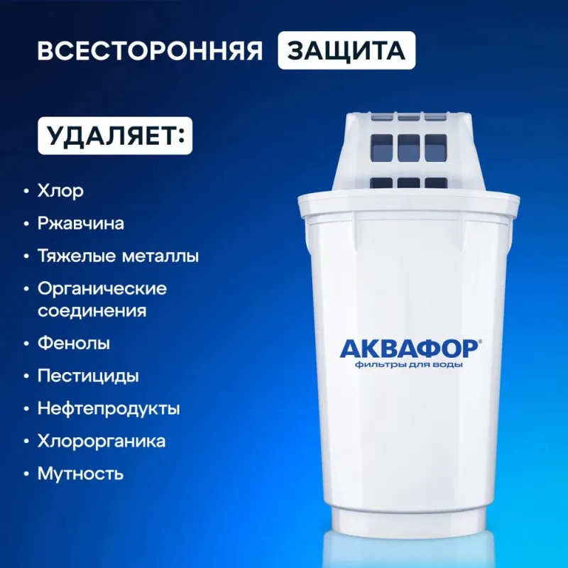 Кувшин АКВАФОР Престиж с модулем A5 (синий) — фото 5
