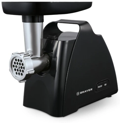 Мясорубка BRAYER BR1606  черный  (1800w /2кг)