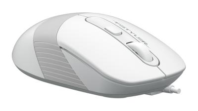 Мышь A4Tech Fstyler FM10 белый/серый оптическая (1600dpi) USB (4but) — фото 2