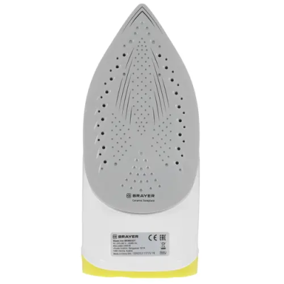 Утюг BRAYER BR4003 черно-желтый  (2400w /25гр /140гр) — фото 4