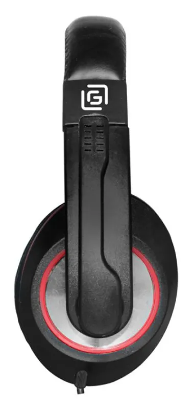 Наушники с микрофоном OKLICK HS-L390G DRAGON черный/красный 1.8м мониторные оголовье (JD-728S) — фото 7