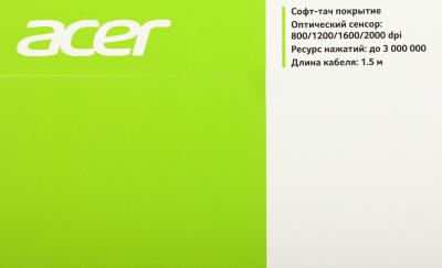 Мышь ACER OMW120 черный оптическая (2000dpi) USB (6but) (ZL.MCEEE.00H) — фото 5