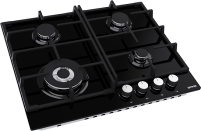 Поверхность газовая GORENJE GTW641AKB черный (стекло, чугун, г/к, WOK) — фото 3