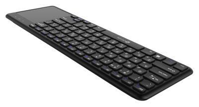 Клавиатура OKLICK 830ST черный USB беспроводная slim Multimedia Touch — фото 6