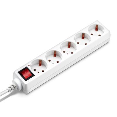 Сетевой удлинитель BURO BU-PS5.3/W 3м (5 розеток) белый