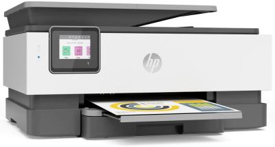 МФУ струйный HP OfficeJet 8023 (1KR64B) A4 Duplex WiFi USB RJ-45 черный/белый — фото 3