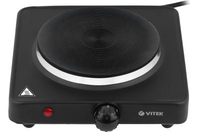 Плита  настольная электрическая VITEK Metropolis VT-3706 черный (1-конф,чугун) — фото 2