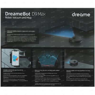 Пылесос-робот DREAME Bot Robot Vacuum and Mop D9 Max черный (RLD33GA Black) — фото 3