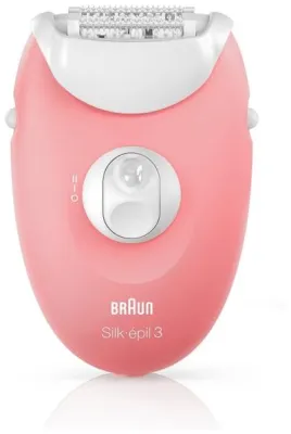 Эпилятор BRAUN SE 3-430 розовый/белый
