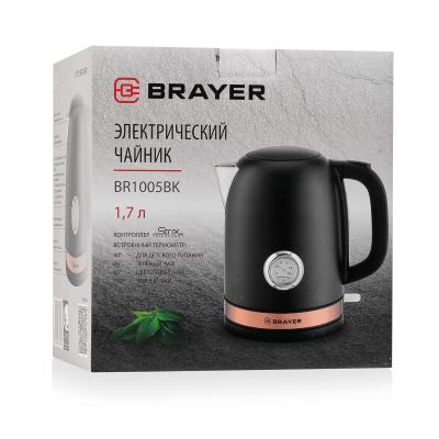 Чайник BRAYER BR1005BK черный (2200w /1.7л) — фото 6
