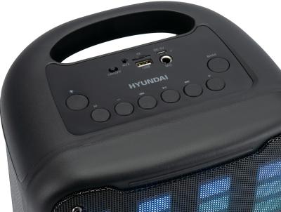 Минисистема HYUNDAI H-MC1204 черный 10Вт FM USB BT micro SD — фото 4