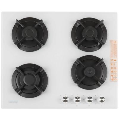 Поверхность газовая SIMFER H60N40W416 белый (стекло, чугун)
