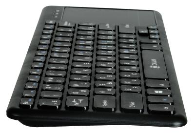 Клавиатура OKLICK 830ST черный USB беспроводная slim Multimedia Touch — фото 8