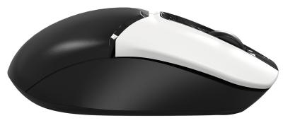 Мышь A4Tech Fstyler FB12 белый/черный оптическая (1200dpi) беспроводная BT/Radio USB (3but) (FB12 PANDA) — фото 13