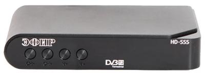 Цифровой ресивер DVB-T2 СИГНАЛ Эфир HD-555 черный — фото 2