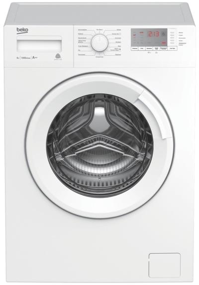 Стиральная машина фронтальная BEKO WRE6512BWW белый (6 кг) — фото 1