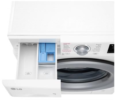 Стиральная машина фронтальная LG F2V3HS4W белый/серебристый (7кг, пар, дозагрузка) — фото 15