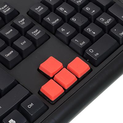 Клавиатура A4 X7-G300 черный USB Gamer — фото 3