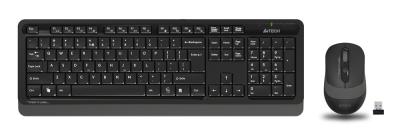 Клавиатура + мышь A4 Fstyler FG1010 клав:черный/серый мышь:черный/серый USB беспроводная Multimedia — фото 7