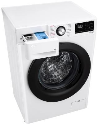 Стиральная машина фронтальная LG F2V3PS6W белый/черный (8кг, пар, дозагрузка, AIDD) — фото 4