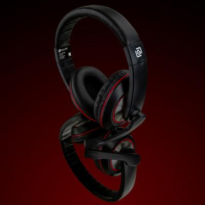 Наушники с микрофоном OKLICK HS-L390G DRAGON черный/красный 1.8м мониторные оголовье (JD-728S) — фото 19