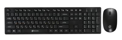 Клавиатура и мышь Oklick 240 M Multimedia Keyboard Black USB