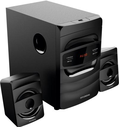 Минисистема HYUNDAI H-MS1404 черный 30Вт FM USB BT SD — фото 2