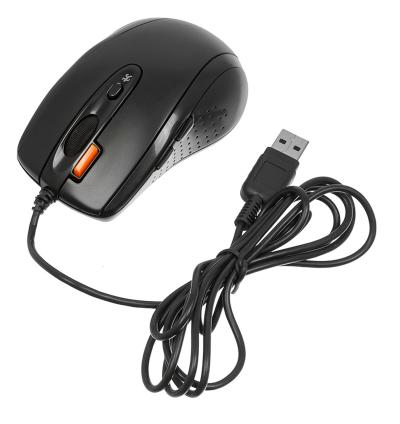 Мышь A4 V-Track Padless N-70FX черный оптическая (1600dpi) USB для ноутбука — фото 6