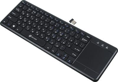 Клавиатура OKLICK 830ST черный USB беспроводная slim Multimedia Touch — фото 14