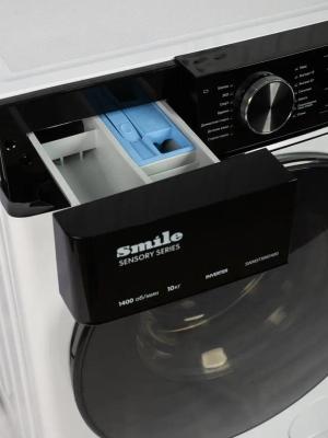 Стиральная машина фронтальная SMILE SWMST10W1400 белый/черный (пар, инвертор) — фото 5