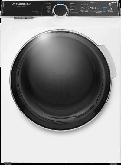 Стиральная машина фронтальная MAUNFELD MFWM1510WH06 белый/черный (10 кг, диспл, инвертор) — фото 1