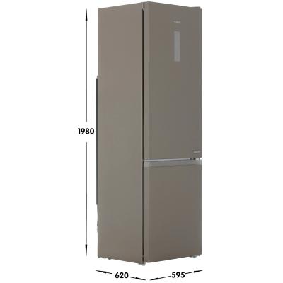 Холодильник HOTPOINT HT 7201I BZ O3 бронз. (FNF, инвертор) — фото 3