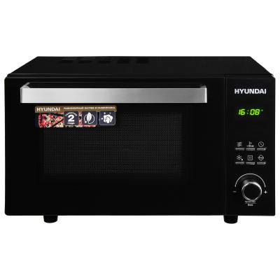 Микроволновая печь HYUNDAI HYM-D2073 черный  [800w /23л /электрон /дв. откидная]