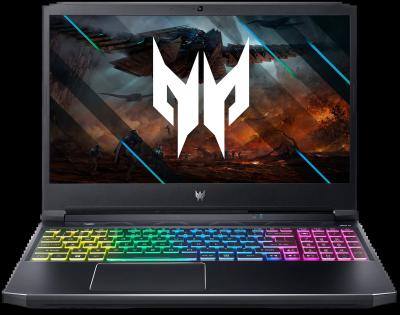 Ноутбук 15.6" ACER Predator PH315-54-5009 [NH.QC1ER.005] IPS FullHD/Core  i5-11400H/8/SSD 512Gb/NVIDIA GeForce RTX 3070 8Gb/no OS черный — фото 1