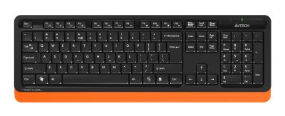 Клавиатура + мышь A4 Fstyler FG1010 клав:черный/оранжевый мышь:черный/оранжевый USB беспроводная Multimedia — фото 8