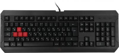 Клавиатура A4 Bloody Q100 черный USB Multimedia for gamer — фото 1