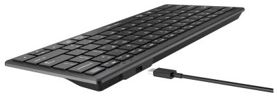 Клавиатура A4Tech Fstyler FX51 серый USB slim Multimedia (FX51 GREY) — фото 22