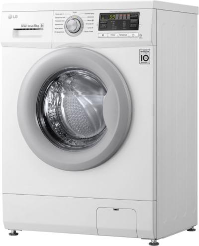 Стиральная машина фронтальная LG F10B8LD7 белый/серебро 5кг — фото 3