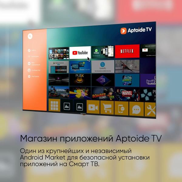 Телевизор LED TOPDEVICE TDTV43CS05F_BK FHD Smart (Android) черный — фото 4