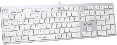 Клавиатура A4Tech Fstyler FX50 белый USB slim Multimedia (FX50 WHITE) — фото 9