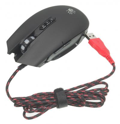 Мышь A4 Bloody Q80 черный оптическая USB игровая (8but) — фото 13