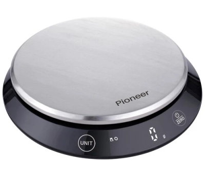 Весы кухонные Pioneer PKS1011 черный /сталь