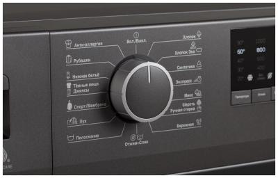 Стиральная машина фронтальная BEKO WSRE6512ZAA графит (пар) — фото 3